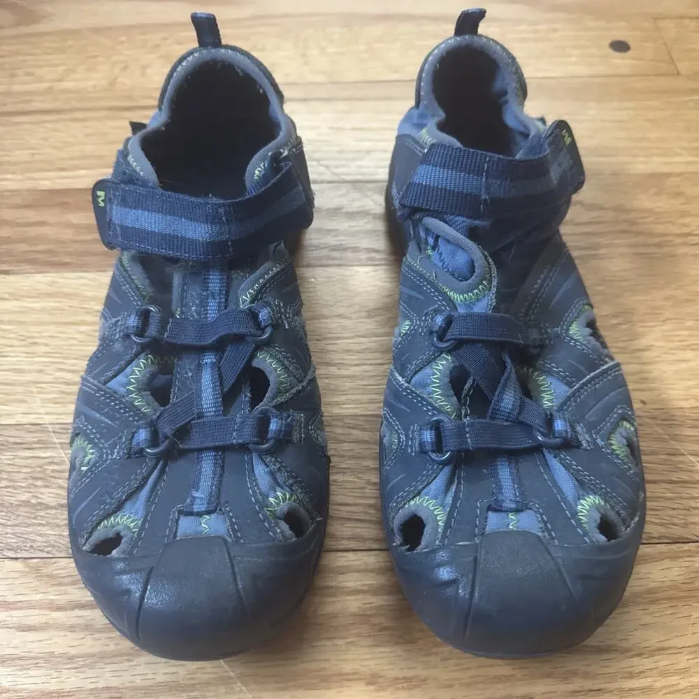 Merrell Hydro Hiker Sandals Mens Sz 6 Blue Waterproof Leather